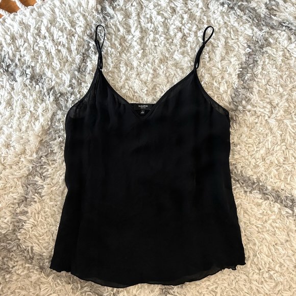 Babaton Tops - Aritzia Babaton Camisole Size S Black Adjustable Straps Flowy Relaxed
